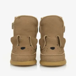 Donsje Brown First Walker Dog Boots Outlet