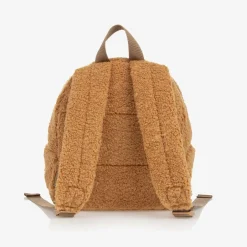Moschino Baby Brown Fleece Teddy Bear Backpack (25cm) Hot