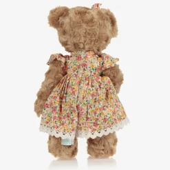 Powell Craft Brown Floral Dress Teddy Bear (34cm) Online