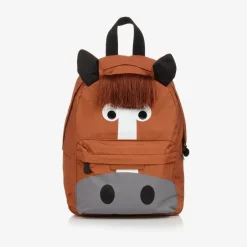 Stella McCartney Kids Brown Horse Backpack (32cm)
