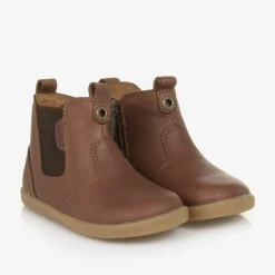 Bobux IWalk Brown Leather Baby Chelsea Boots Outlet