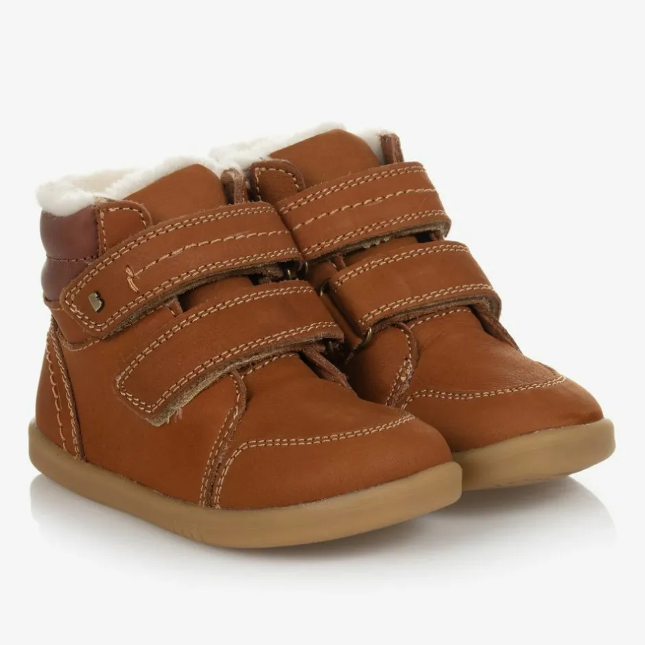 Bobux IWalk Brown Suede Leather Boots Discount