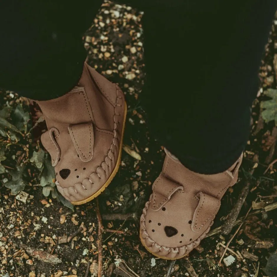 Donsje Brown Suede Leather Pre-Walkers Truffle Online