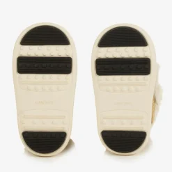 Moon Boot Brown Suede Leather Velcro Boots Outlet