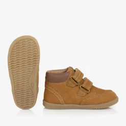 Bobux IWalk Brown Suede Leather Velcro Boots Online