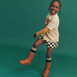 EN FANT Brown Thermal Rain Boots Hot