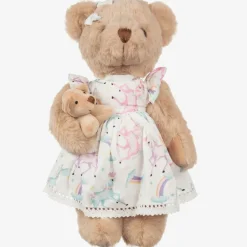 Powell Craft Brown Unicorn Dress Teddy Bear (34cm) Online