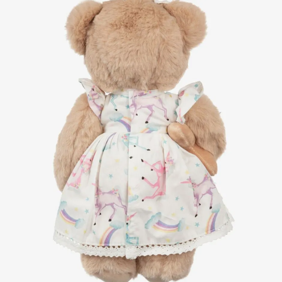 Powell Craft Brown Unicorn Dress Teddy Bear (34cm) Online