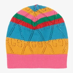 Gucci Cotton Knit GG Logo Hat Online
