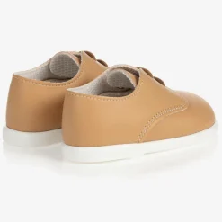Early Days Dark Beige First Walker Shoes Hot