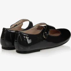 Manuela de Juan Dark Grey Patent Leather Shoes Sale