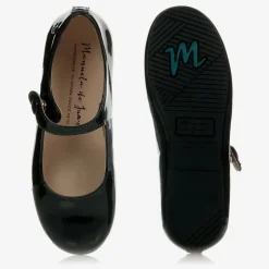 Manuela de Juan Dark Grey Patent Leather Shoes Sale