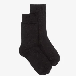 Falke Dark Grey Wool Socks Sale