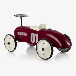 Vilac Dark Red Ride-On Vintage Car (76cm) New