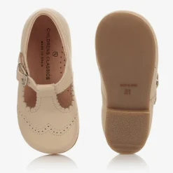 Childrens Classics Deep Ivory Leather Shoes Online