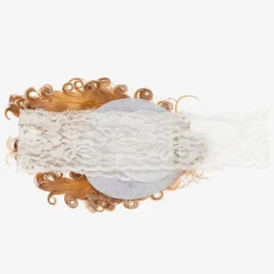 Cute Cute Feather & Pearl Headband Hot