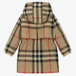 Burberry Girls Archive Beige Oversized Check Coat Hot