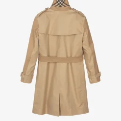 Burberry Girls Beige Anais Trench Coat