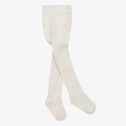 Mayoral Girls Beige Cable Knit Tights Discount