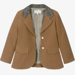 Patachou Girls Beige Crêpe Blazer Outlet