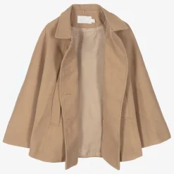 Romano Girls Beige Felted Cape New