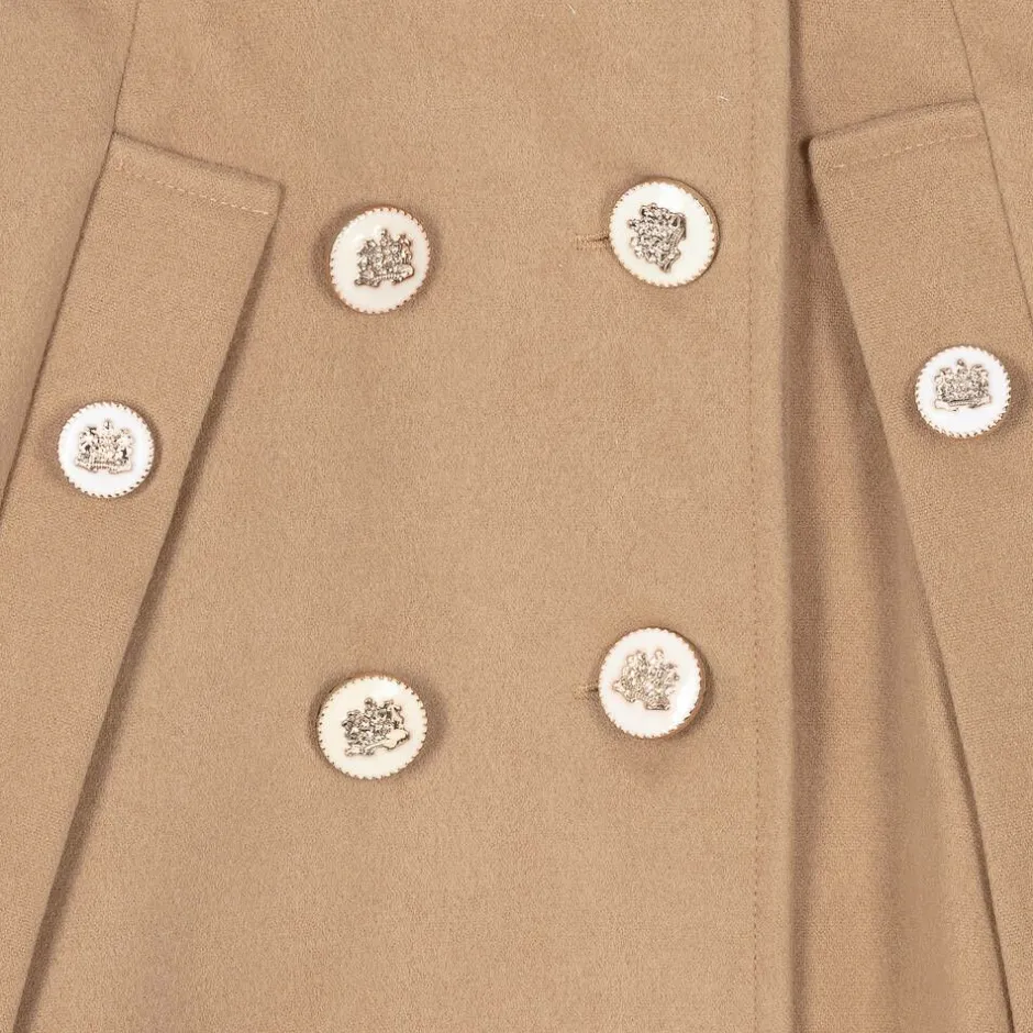 Romano Girls Beige Felted Cape New