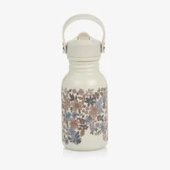 Elodie Girls Beige Floral Water Bottle (16cm) Online
