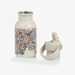 Elodie Girls Beige Floral Water Bottle (16cm) Online