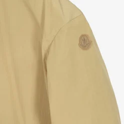 Moncler Enfant Girls Beige Hooded Aloysha Coat Sale