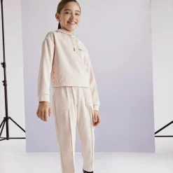 Mayoral Girls Beige Hooded Tracksuit Best