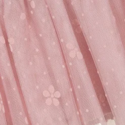 Mayoral Girls Beige Jersey & Tulle Dress Hot