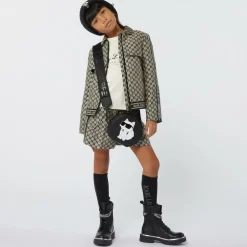 KARL LAGERFELD KIDS Girls Beige KL Monogram Shorts Best