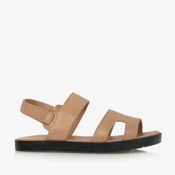 Age of Innocence Girls Beige Leather Sandals Sale