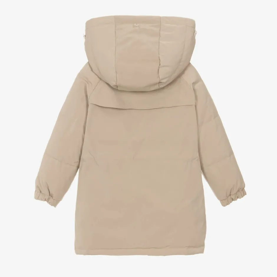 Mayoral Girls Beige Padded Coat Hot