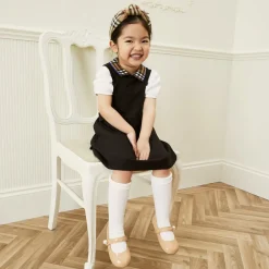 Age of Innocence Girls Beige Patent Leather Pearl Shoes Online