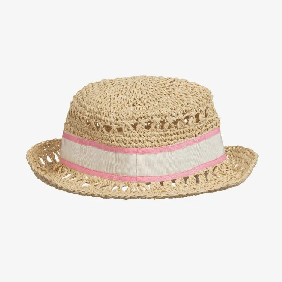Patachou Girls Beige Straw Hat Sale