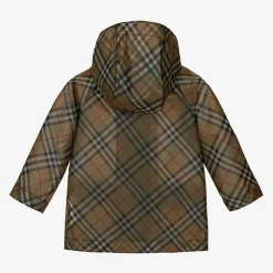 Burberry Girls Beige Vintage Check Raincoat Best