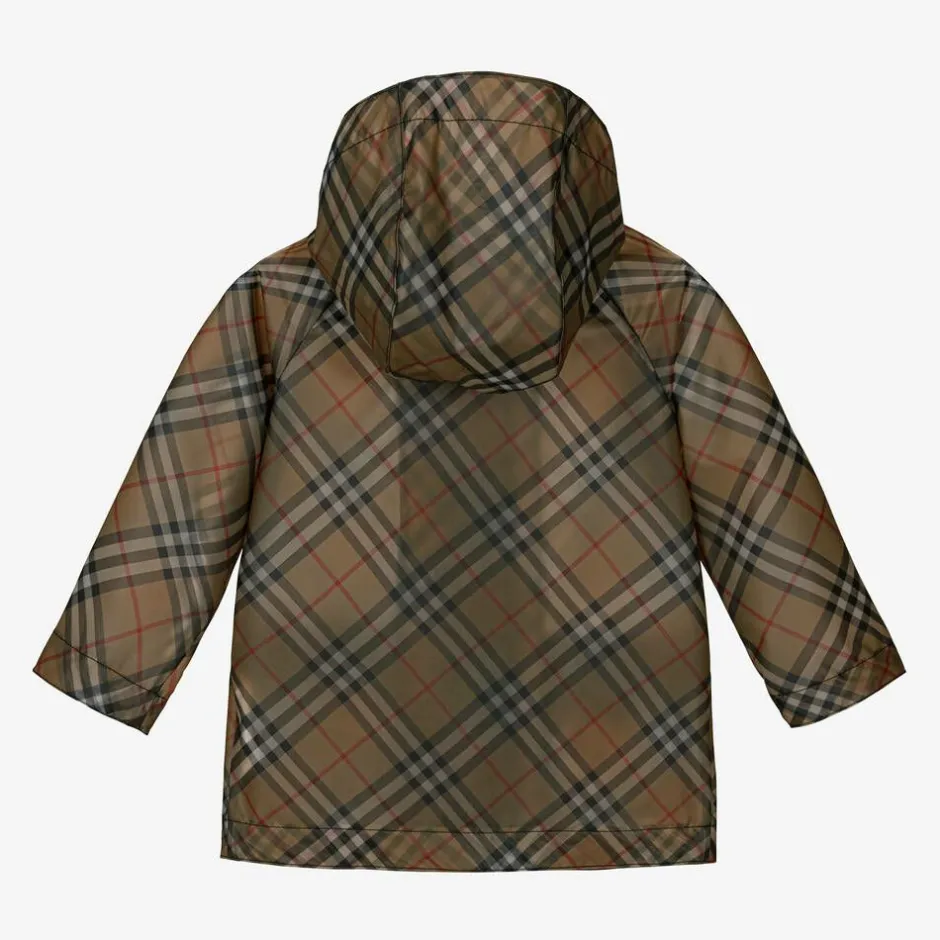 Burberry Girls Beige Vintage Check Raincoat Best