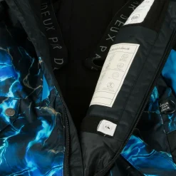 Deux par Deux Girls Black & Blue Storm Snowsuit Set Best