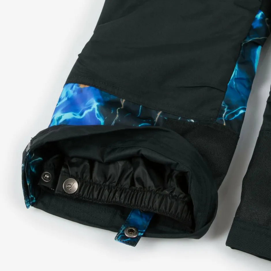 Deux par Deux Girls Black & Blue Storm Snowsuit Set Best