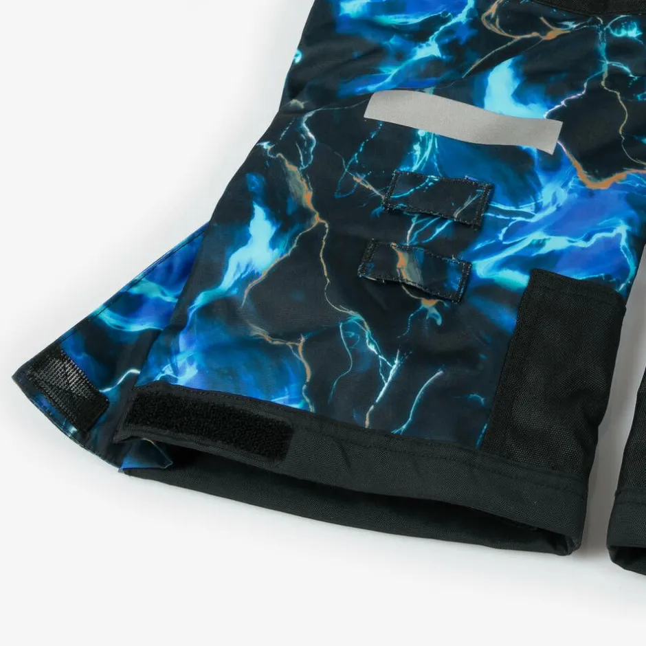 Deux par Deux Girls Black & Blue Storm Snowsuit Set Best