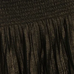 KARL LAGERFELD KIDS Girls Black & Gold Pleated Dress Discount