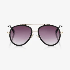 Angels Face Girls Black Aviator Sunglasses Clearance