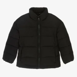 Calvin Klein Girls Black Belted Puffer Jacket Hot