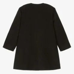 Phi Clothing Girls Black Bow Coat Online