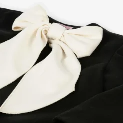 Phi Clothing Girls Black Bow Coat Online