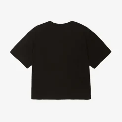 Calvin Klein Girls Black CK Cotton T-Shirt Outlet
