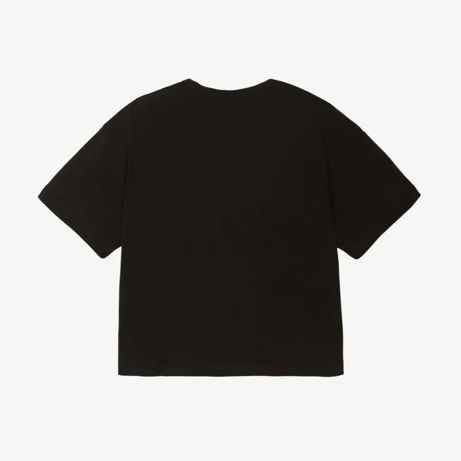 Calvin Klein Girls Black CK Cotton T-Shirt Outlet
