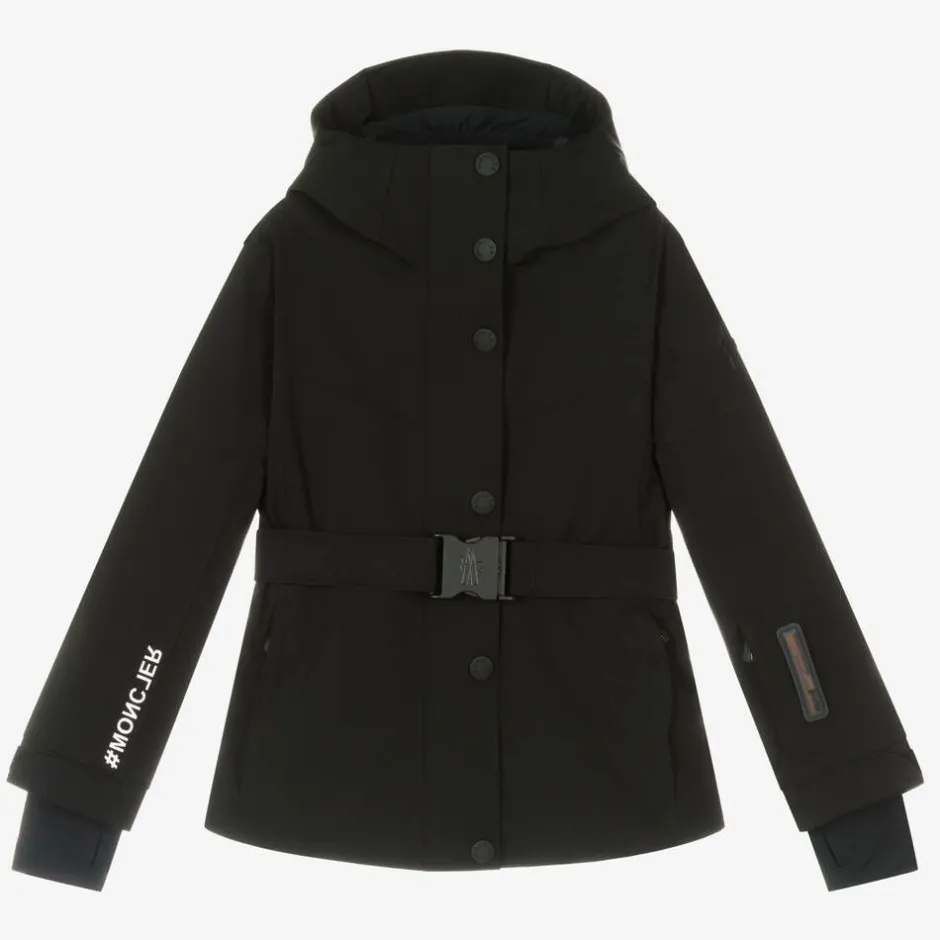 Moncler Enfant Girls Black Corserey Ski Jacket Best
