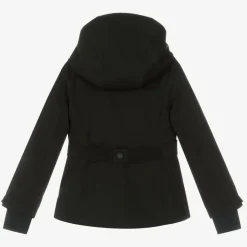 Moncler Enfant Girls Black Corserey Ski Jacket Best